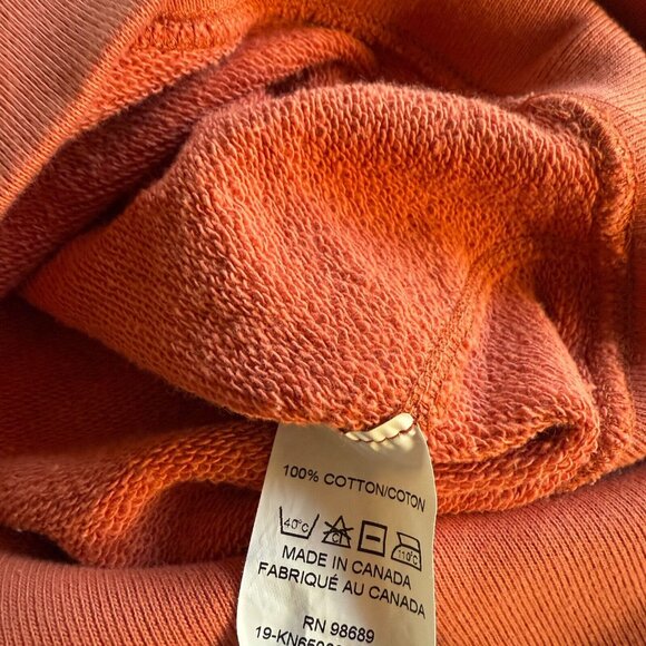 CHAMPION x TODD SNYDER Orange Knit Turtleneck Sweatshirt - Men's Medium - Picture 4 of 5